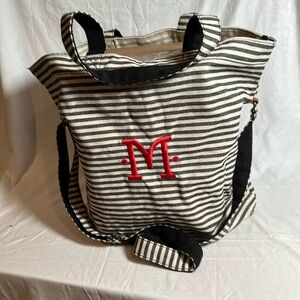 Thirty one Canvas Black Stripe overnight bag
NEW DEMO W/M